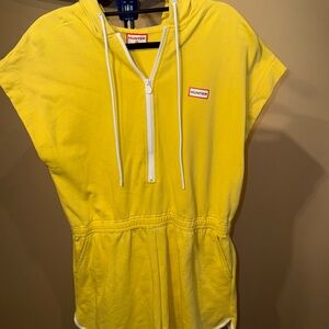 Hunter for Target Romper Women's  Yellow Casual Terry Sleeveless